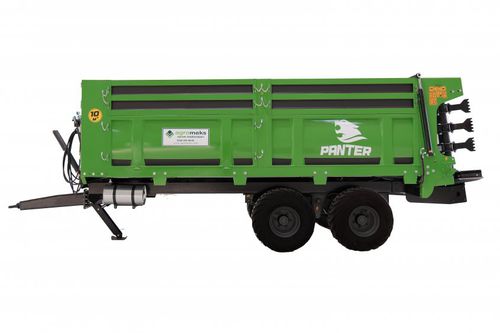 Прицепной разбрасыватель навоза - PANTER-10 - Agromeks Agricultural Machinery - с вертикальными щетками / тандем