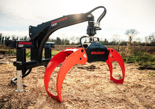 Бревнозахват для лесохозяйственных работ - Grip 130 - BRUGGER MACHINERY SRL - для фронтального погрузчика / для трактора / непостоянный