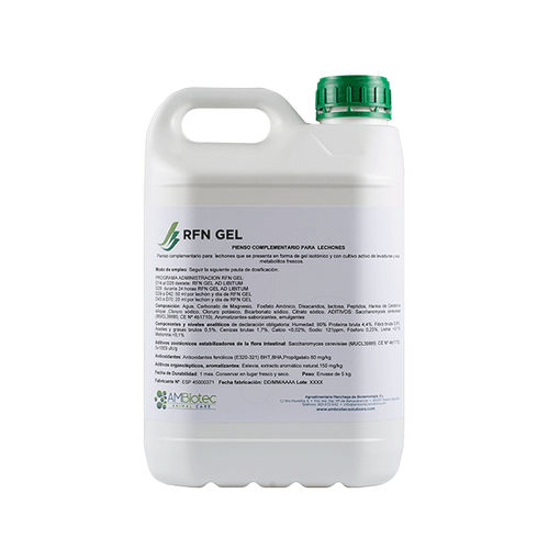 Кормовая добавка для животных - RFN GEL - Agroalimentaria Manchega de Biotecnología S.L. - для крупного рогатого скота / для свинины / ягнята