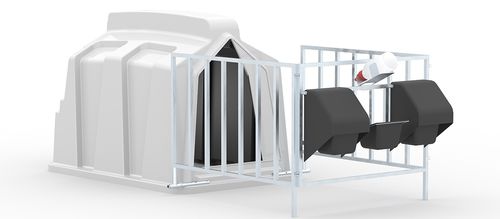 Будка для телят - Milk’n’Roll Calf Management Solutions - для домашнего скота / индивидуальная / из пластика