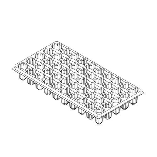 Поднос с ячейками из пластика - 89610 - Air Tray Technologies by Blackmore Company - многоразовый / круглый / для питомника