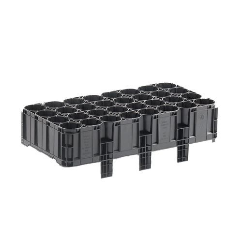 Поднос с ячейками из пластика - 032S10ID - Air Tray Technologies by Blackmore Company - многоразовый / круглый