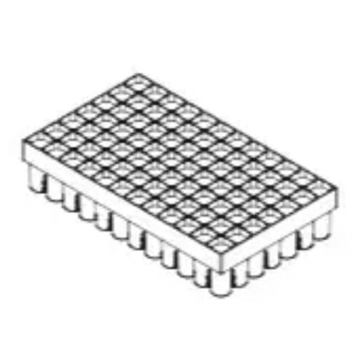 Поднос с ячейками из пластика - 89550 - Air Tray Technologies by Blackmore Company - многоразовый / прямоугольный / глубокий