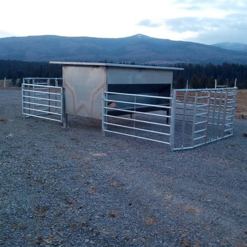 Загрузочная воронка для крупного рогатого скота - FEEA21.3000 - AHI - FARM CAMARA - из нержавеющей стали / мультидоступ / для внутреннего пространства