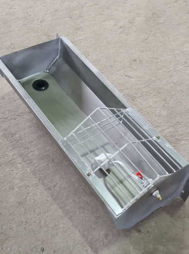 Водопойный желоб для крупного рогатого скота - DRIF6. 2000 - AHI - FARM CAMARA - с лотком / из нержавеющей стали / мультидоступ