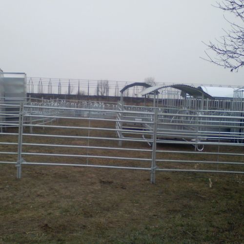 Барьер для домашнего скота - FENG16.3000 - AHI - FARM CAMARA - для луга / для коров / из металла