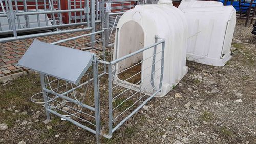 Будка с парком - FENB-12656 - AHI - FARM CAMARA - для домашнего скота / для телят / индивидуальная