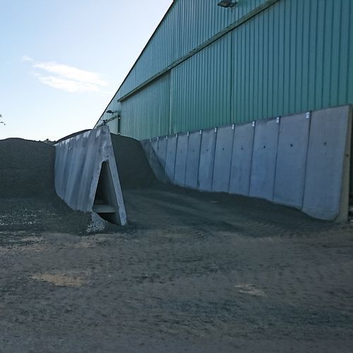 Бункерная стена A - A-STOCK - Féret Préfa Béton - из бетона / сборная / для силоса