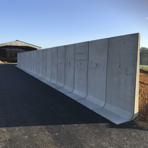 Т-образная бункерная стена - T-STOCK - Féret Préfa Béton - из бетона / сборная / для силоса