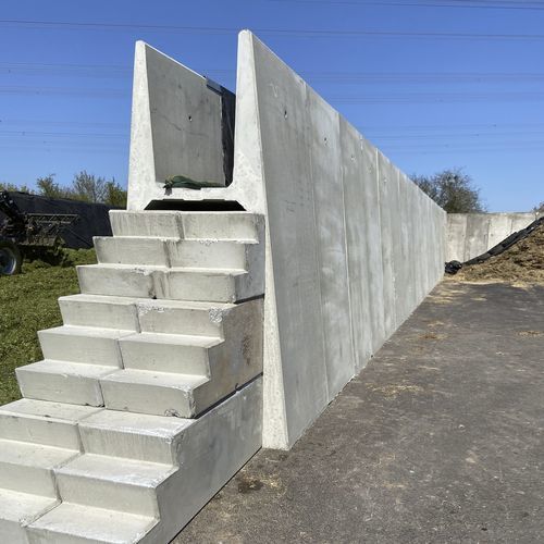 H-образная бункерная стена - H-STOCK - Féret Préfa Béton - из бетона / сборная / для силоса