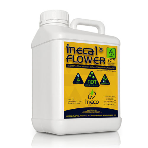 Удобрение NPK - INECAL FLOWER - Ineco Biotech - богатое медью / борный концентрат / богатое железом