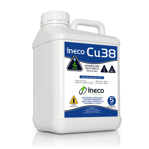 Удобрение богатое медью - Cu38 - Ineco Biotech - жидкость / для листвы