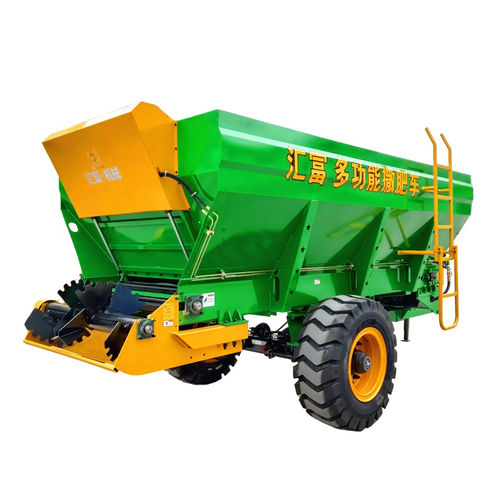 Прицепной разбрасыватель навоза - 2FGH-3JY - QuFu HuiFu Machinery Manufacturing Co., Ltd. - с горизонтальными щетками / одноосный