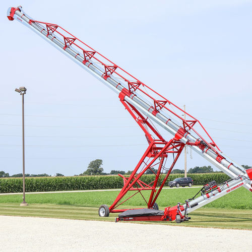 Поворотный конвейер - KSi Conveyor, Inc. - для злаковых / ленточный / мобильный