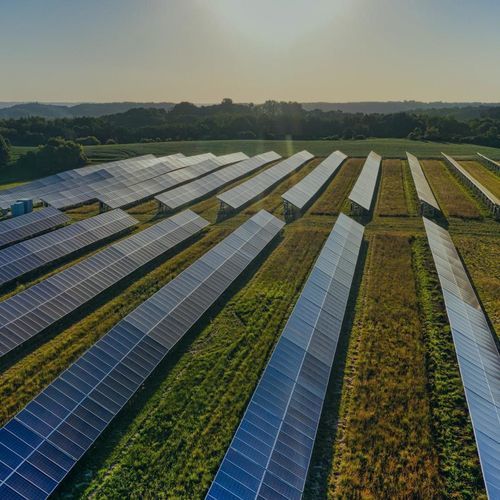 Агровольтаическая конструкция для культуры - Digitalsun ENR - для земли под паром