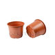 горшок из пластика / круглый / из перерабатываемых материалов / коричневый