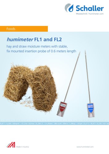 humimeter FL1 straw and hay moisture meter