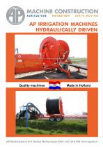 IRRIGATION MACHINES HYDRAULICALLY DRIVEN