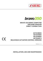 BRAVO 350 SERIES COMPUTER ORCHARD SPRAYER