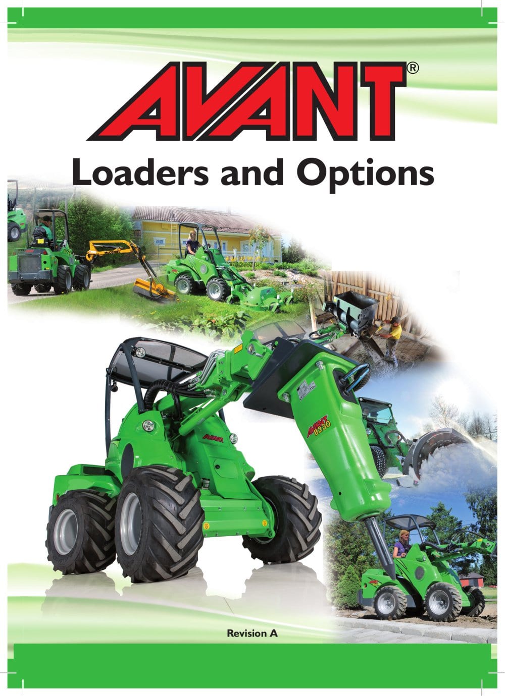 Loaders and Options catalog - Avant Tecno Oy