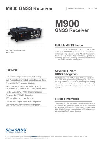 M900 GNSS Receiver