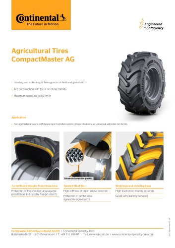 Agricultural Tires CompactMaster AG