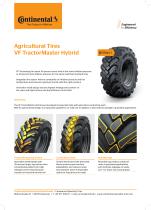 Agricultural Tires VF TractorMaster Hybrid Factsheet