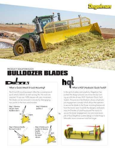 BULLDOZER BLADES