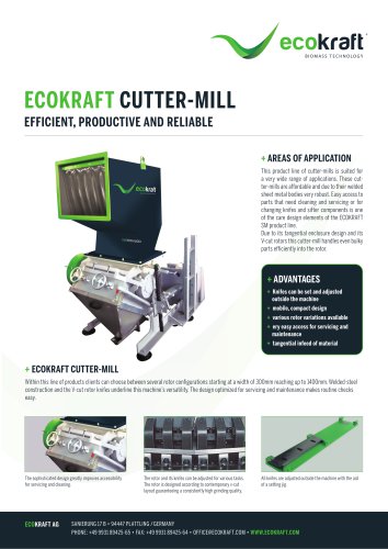 ECOKRAFT CUTTER-MILL