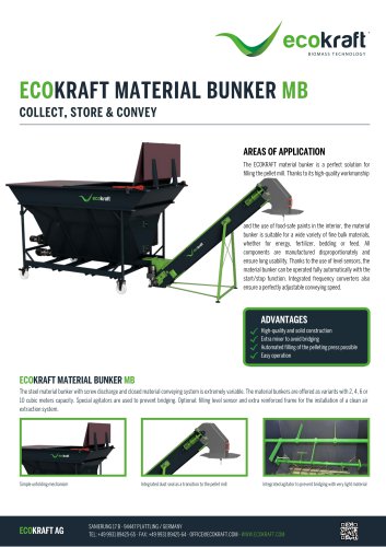 ECOKRAFT MATERIAL BUNKER MB