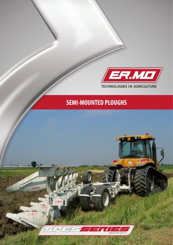 Semi-mounted ploughs