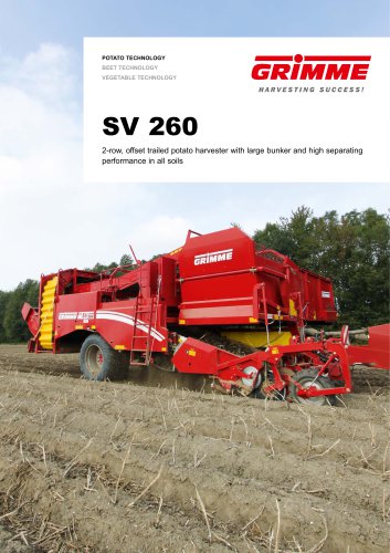 SV 260 bunker harvester