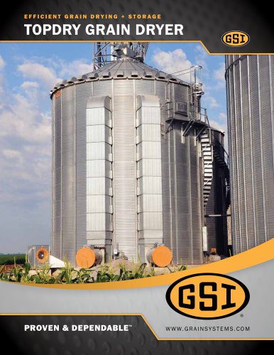 2015 TOPDRY GRAIN DRYER