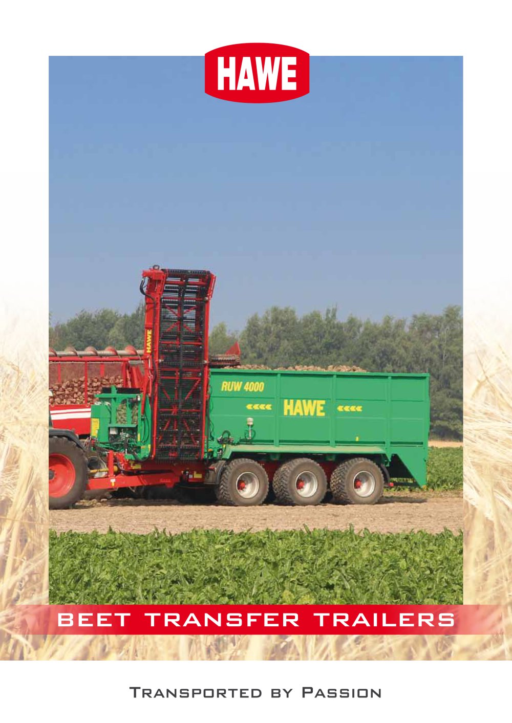 Beet Transfer Trailers - HAWE - Wester GmbH & Co. KG
