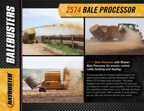 2574 BALE PROCESSOR