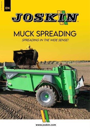 Muck spreader range