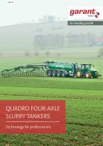 Quadro four-axle slurry tankers