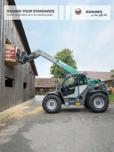 Kramer telehandlers up to 9 m stacking height