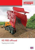 KS 900 offroad Tipping semi trailer