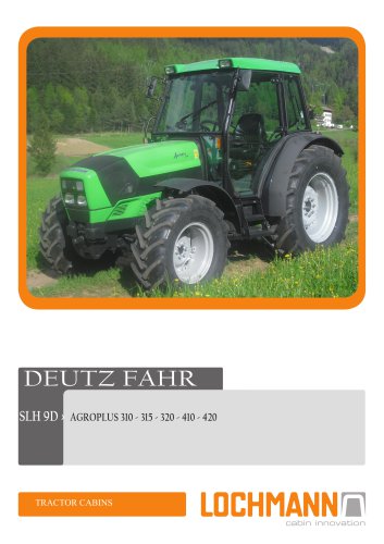 DEUTZ-FAHR AGROPLUS 310 - 315 - 320 - 410 - 420