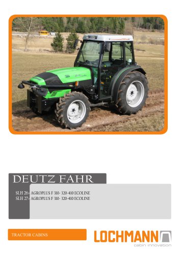 DEUTZ-FAHR AGROPLUS F 310 - 320 - 410 ECOLINE