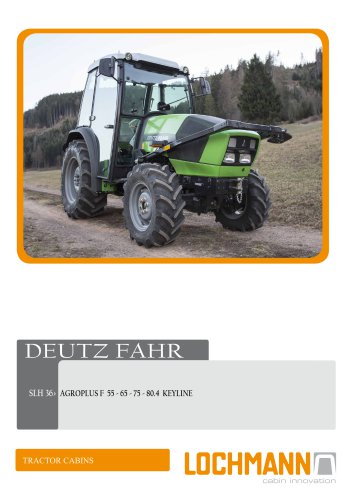 DEUTZ-FAHR AGROPLUS F 55 - 65 - 75 - 80.4 KEYLINE