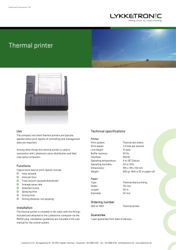 Thermal printer