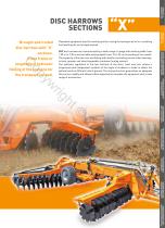 DISC HARROWS SECTIONS "X"