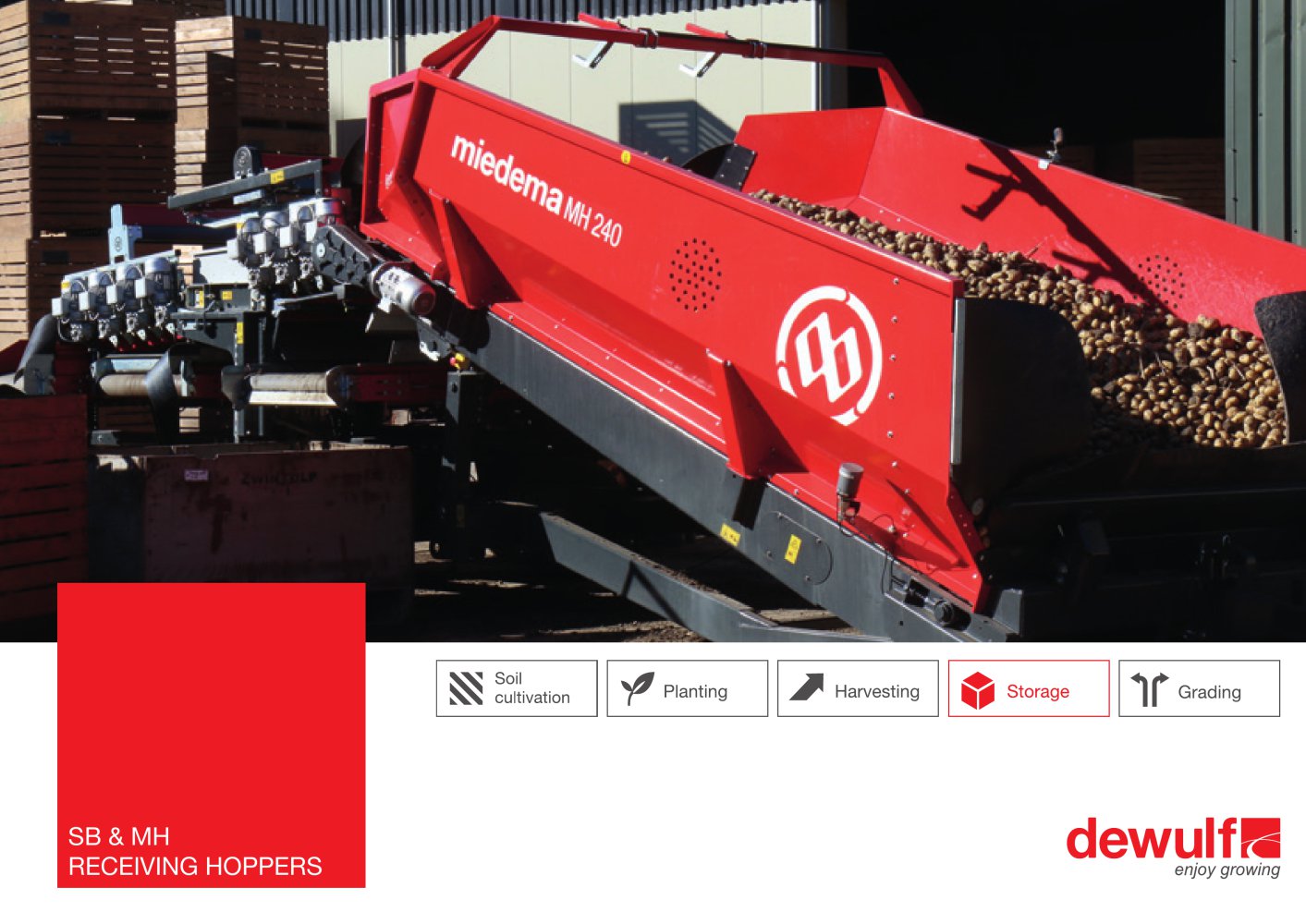 SB & MH RECEIVING HOPPERS - Dewulf Group