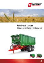 Push-off trailer TAW20-K/TAW20/TAW30