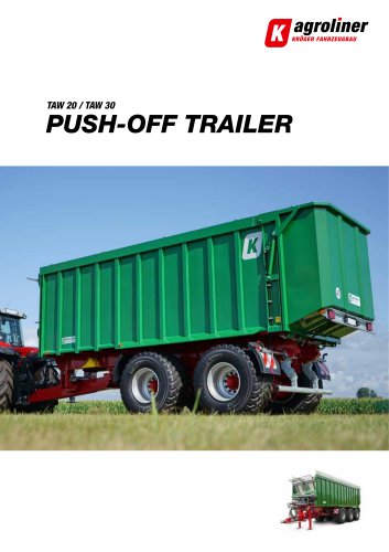 Push-off trailers TAW 20 / TAW 30