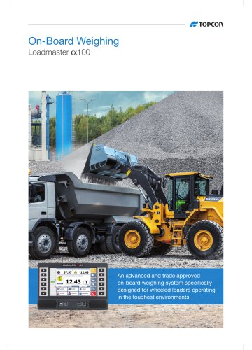 On-Board Weighing Load master α100