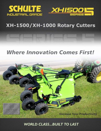 XH-1500/XH-1000 Rotary Cutters