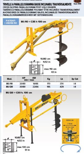 POST HOLE DIGGER 80.120